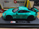 Maisto保時(shí)捷911GT3汽車(chē)模型仿真合金1:18金屬跑車(chē)擺件生日禮物情人節 保時(shí)捷911-黑+極夜藍背景展示盒 曬單實(shí)拍圖