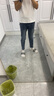 馬克華菲【超柔彈力】牛仔褲男2025秋季新款復(fù)古港風(fēng)休閑寬松直筒褲子 淺藍色566 29 曬單實拍圖