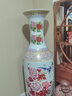 垚罄 景德鎮陶瓷器粉彩大花瓶落地客廳擺件喬遷禮物酒店公司開(kāi)業(yè)禮品 錦繡前程-金邊款 1.6米單個(gè) 配底座 曬單實(shí)拍圖