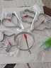 言米加304不銹鋼煎蛋器模型荷包蛋模具愛(ài)心型煎雞蛋模具可愛(ài)便當煎蛋神 五件套模具套裝 曬單實(shí)拍圖