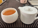 心去處德化羊脂玉瓷茶壺家用陶瓷泡茶壺帶過濾單壺小號(hào)紅茶綠茶功夫茶具 直正壺+福祿主人杯-禮盒裝 180ml 曬單實(shí)拍圖