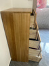 安定家實(shí)木夾縫柜收納五斗柜20cm冰箱側邊柜廚房縫隙抽屜床邊窄超窄小型 曬單實(shí)拍圖