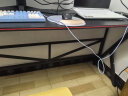 奥伦福特  电脑桌台式家用电竞游戏桌办公书桌简约书房写字桌子 碳纤维纹路单桌-140*60 升级款电竞桌 实拍图