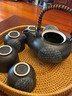 美濃燒（Mino Yaki）進(jìn)口功夫茶具茶道套裝家用復(fù)古陶瓷日本茶具套裝一壺四杯 連濤一壺四杯茶具套裝 曬單實拍圖
