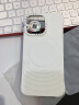 CASETIFY纯色波漾手机壳MagSafe兼容 硅胶手机壳 红色/黑色/白色 适用于苹果手机 iPhone15/14/Pro/Max 白色波漾壳Magsafe iPhone 15 Pro Max 晒单实拍图