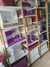 束尋超市貨架 輕奢展示架美甲展示柜產(chǎn)品貨架美容院置物架貨架 長(cháng)150寬30高200【金架+白板不帶柜 曬單實(shí)拍圖