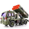 文藝坦克導彈車(chē)玩具兒童軍事大號火箭炮戰車(chē)模型慣性玩具車(chē)3-6歲男孩 W650D導彈車(chē) 曬單實(shí)拍圖