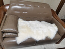 裘億祥澳洲整張羊皮墊羊毛沙發(fā)墊羊毛歐式飄窗墊床邊毯皮毛一體羊皮墊子 米白色 整張皮一頭圓 75*110CM 曬單實(shí)拍圖