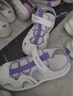 探路者探路者男女童涼鞋 夏季款童鞋兒童防滑透氣沙灘鞋QFKKBL85908 本白紫色QFKKBL85908 37 曬單實(shí)拍圖