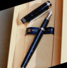 梦特娇（MONTAGUT）钢笔商务成人男女士练字签名笔高档礼盒套装永恒系列蓝条纹银夹0.5mm 实拍图