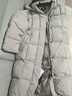 君羽羽絨服女中長款24年秋冬新款800蓬白鵝絨加厚保暖戶外鵝絨服52294 香草 L 推薦131-145斤 曬單實拍圖