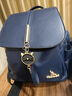 雪愛(ài)袋鼠（XUEAIDAISHU）2025夏新款女士雙肩包女包小背包媽媽時(shí)尚百搭春游出行旅游旅行包 藍色[禮盒+手包卡包] 曬單實(shí)拍圖