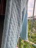 達爾麗【恒溫棉】睡衣女秋冬三層加厚保暖純棉長袖蕾絲邊夾層夾棉家居服 霧霾藍L8215108-012 M 3層 曬單實拍圖