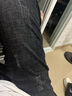 尊栩牛仔褲男2025秋季新款青年低腰休閑彈力小腳韓版修身牛仔褲子 8520黑色 常規 32 曬單實(shí)拍圖