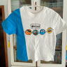 MQD男女童短袖T恤纯棉夏季新款中大儿童拼接洋气 宝蓝 130cm 实拍图
