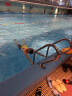 匹克PEAK成人游泳镜男女高清防雾防水大框一体专业潜水游泳眼镜YS22101平光黑白 实拍图