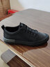 七匹狼男鞋新品真皮休閑鞋子男低幫板鞋男懶人男士鞋一腳蹬皮鞋男工裝鞋 黑色 40 皮鞋碼 曬單實(shí)拍圖