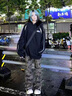 毅訫純黑色直筒牛仔褲男美式高街vibe彎刀微喇褲子男生直筒休閑長褲 黑色 常規(guī) 343 XL 120-140斤 曬單實拍圖