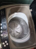扬子11.6KG智能风干全自动洗衣机家用蓝光洗护大容量波轮洗脱一体机 咖色 实拍图