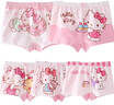Hello Kitty凱蒂貓兒童內(nèi)褲春秋棉寶寶小孩女孩少女童裝平角底褲短褲頭 C款 KTN254 混色 5條全平角 130適合125-135 曬單實(shí)拍圖