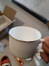 錦鳯锦凤骨瓷咖啡杯碟景德镇欧式简约咖啡套具矮 咖啡杯一杯一碟1勺 金边澳式杯碟套装 实拍图