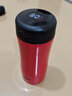 膳魔師（THERMOS）溫顯保溫杯高檔辦公泡茶智能顯溫杯不銹鋼便攜商務(wù)水杯TCDC-400 樹(shù)莓紅 400ml 曬單實(shí)拍圖