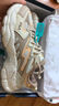FILA 楊冪同款斐樂(lè )女鞋FERN運動(dòng)鞋蕨草鞋厚底休閑鞋老爹鞋子女 棕褐/倉藍色-SP 37.5 曬單實(shí)拍圖