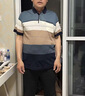 恒源祥父親節(jié)禮物實用送爸爸中年衣服50歲60歲爸爸短袖t恤男polo.衫 藍(lán)色 父親禮物送爸爸 M 165 曬單實拍圖