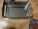 莊子然烤魚(yú)爐烤魚(yú)盤(pán)全套不銹鋼家用抽拉式烤魚(yú)專(zhuān)用鍋 長(cháng)45x寬30x高15（3-6斤魚(yú)）烤盤(pán)深 4.5cm 防風(fēng)抽拉款（網(wǎng)+贈品九件套） 曬單實(shí)拍圖