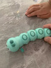 貝木惠（beimuhui）發(fā)條上弦動物毛毛蟲會跑的上鏈條寶寶抖音網(wǎng)紅玩具禮物嬰幼兒 可愛發(fā)條毛毛蟲【湖綠】 曬單實(shí)拍圖