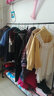 新房子 創(chuàng  )意鐵藝掛衣架落地臥室掛衣服架子歐式簡(jiǎn)易衣帽架 心形架 長(cháng)1.5米雙板  白色 上下雙板 曬單實(shí)拍圖