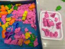 卡乐优（Coloyou）儿童玩具沙彩沙魔力沙沙滩沙子安全无毒儿童挖沙4斤粉色收纳装 晒单实拍图