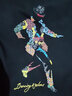 與狼共舞【撞色刺繡】圓領(lǐng)短袖T恤男2025夏季新款透氣男士休閑上衣6150 黑色001 M (170) 曬單實(shí)拍圖