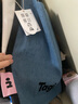Tagi.邊邊帆布袋高密度大容量通勤復古單肩包 想象牛仔 曬單實(shí)拍圖