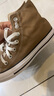 匡威（Converse）官方 All Star男女高幫帆布鞋運(yùn)動(dòng)鞋沙丘色A00786C A00786C 37 曬單實(shí)拍圖
