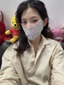 BUBU防曬口罩女高顏值護眼角防紫外線(xiàn)遮陽(yáng)真冰絲夏季薄款透氣全臉面罩 淺灰 曬單實(shí)拍圖