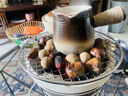 豪邁圍爐煮茶烤奶罐煮茶器2025新款整套茶具套裝家用泡茶壺七夕節(jié)禮物 1個裝【漸變款罐罐壺】 550ml 曬單實拍圖