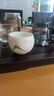 金鑲玉 手繪茶杯 中國白羊脂玉瓷家用白瓷主人杯單杯功夫茶具禮盒裝 水墨山水羊脂玉瓷手繪杯125cc 曬單實拍圖