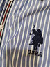 U.S. POLO ASSN.保羅襯衫女夏2024新款休閑襯衫百搭純棉條紋襯衣女裝外套 藍條 L-165/88A 曬單實(shí)拍圖