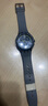 適用于斯沃琪Swatch SUSB401 SUSW402 SUSN401 SUSR401硅膠表帶男女 灰色 20mm 曬單實(shí)拍圖