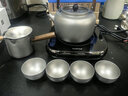TILIVING(鈦立維)純鈦煮茶壺提梁壺茶具電陶爐圍爐煮茶家用燒水泡茶壺 (太潤壺+爐+茶具)1L 曬單實(shí)拍圖