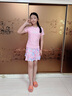 貴人鳥(niǎo)兒童泳衣女童分體女孩游泳衣2024新款中大童寶寶游泳裝備夏 淺粉色-分體裙褲 16【建議身高140-150cm】 曬單實(shí)拍圖