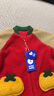 迷你巴拉夾棉連體衣羊羔絨爬服2025年新款嬰兒衣服紅色新秋 中國紅60611 90cm 曬單實(shí)拍圖