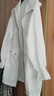 KANJ 防曬衣女學(xué)生韓版夏季中長(zhǎng)款薄款透氣寬松刺繡防曬服防紫外線外套女 白色 M 曬單實(shí)拍圖
