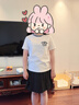 Teenie Weenie小熊T恤女2025年夏季新款撞色清新時(shí)尚柔軟短袖T恤上衣女 曬單實(shí)拍圖