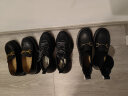 百丽乐福鞋女专柜同款黑色牛皮粗跟单鞋Z1R1DAA3 黑色 35 实拍图