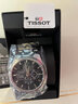 天梭(Tissot)手表瑞士品牌庫圖系列時(shí)尚經(jīng)典商務(wù)機械男表 T035.627.11.051.00黑盤(pán)鋼帶 曬單實(shí)拍圖
