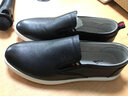 七匹狼男鞋休閑鞋男真皮黑色商務(wù)休閑鞋英倫男士休閑皮鞋軟底一腳蹬皮鞋 黑色（7799） 42 曬單實(shí)拍圖