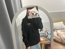 BOY LONDON潮牌衛衣男女同秋季創(chuàng  )意字母印花連帽套頭衫 N04902 黑色 XS 曬單實(shí)拍圖