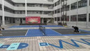 XuRandy懸浮地板籃球場(chǎng)地墊室外學(xué)校操場(chǎng)羽毛球幼兒園防滑運動(dòng)塑膠地板 雙米max【TPE彈墊高性?xún)r(jià)】 曬單實(shí)拍圖